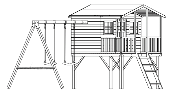 Aanbouwschommel Light Aanbouwschommel Light