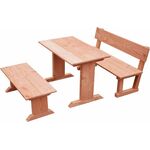 Picknickset douglas - kleurloos geïmpregneerd