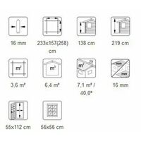 Safari Premium houten speelhuisje Neushoorn - Afmetingen