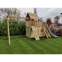 Speeltoestel met klimwand - Blue Rabiit @ramp