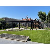 Speeltoestel Bonobo | Douglas hout - incl. glijbaan, klimwand, trap, speelhuis en terras - Inspiratie