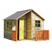 Safari houten speelhuisje Kaketoe - InspiratieSafari houten speelhuisje Kaketoe - Inspiratie