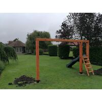 Schommel met glijbaan - Boerderij Gans