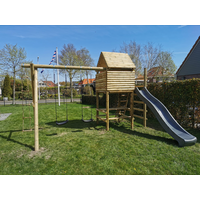 Speeltoestel De Boomhut incl. glijbaan en schommel aanbouw