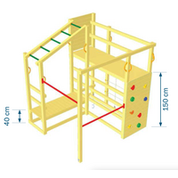 Klimtoestel Blue Rabbit Crossfit - Afmetingen