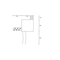Speeltoestel Bonobo | Douglas hout - incl. glijbaan, klimwand, trap, speelhuis en terras -Afmetingen