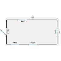 Pipowagen Angelo - Afmetingen