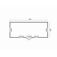 Pipowagen Barby - Afmetingen