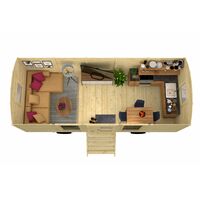 Pipowagen Barby - Binnenkant