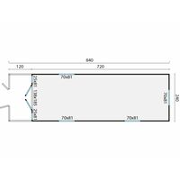 Pipowagen Jimmy - Afmetingen