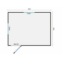 Pipowagen Joey - Afmetingen