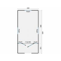 Pipowagen Johnny - Afmetingen