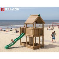 Hy-Land P3 groene glijbaan kunststof