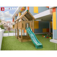 Hy-Land P4 groene glijbaan kunststof