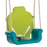 Babyzitje meegroeizitje 3 in 1 | Limoengroen / Turquoise / Oranje