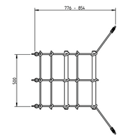 Klimnet Blue Rabbit - afmetingen