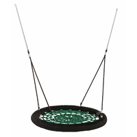 Nestschommel - Groen/zwart