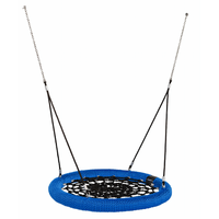 Nestschommel - Blauw/zwart
