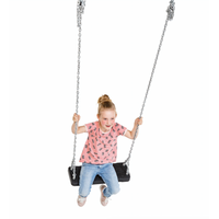 XL Rubberen schommelzitje met ketting
