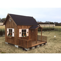 Safari houten speelhuisje Neushoorn geïmpregneerd - Inspiratie