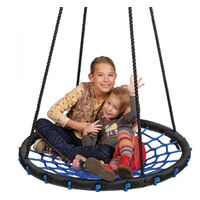 nestschommel zwart en blauw