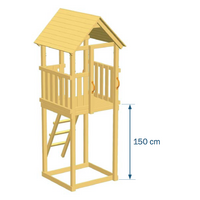 Speeltoestel Kiosk -Afmetingen