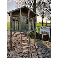 Safari houten speelhuisje Emoe