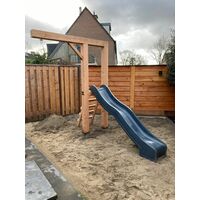 Houten schommel met glijbaan Douglas of grenen | model Boerderij KipHouten schommel met glijbaan Douglas of grenen | model Boerderij Kip