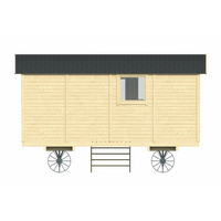 Pipowagen Patricia - Zijkant