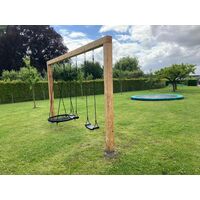 Houten schommel - Koe