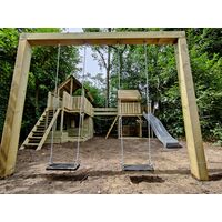 Houten schommel - Koe