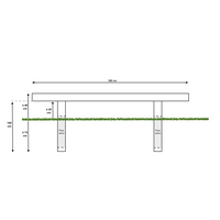 Evenwichtsbalk - Afmetingen