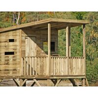 Safari houten speelhuisje Zeemeeuw