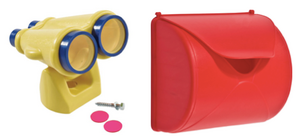 Verrekijker en brievenbus voor speelhuisjes - Welles Tuinhout