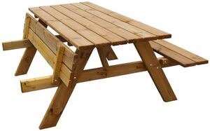 Inklapbare picknicktafel - Welles Tuinhout