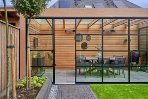 Glaswand overkapping - Welles Tuinhout
