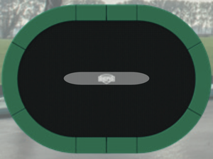 Berg ovale trampoline Grand - Welles Tuinhout